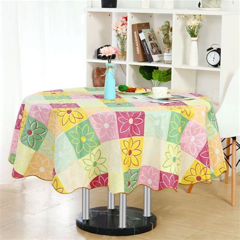 60 round vinyl tablecloths